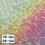 Hologrammfolie Nr. 154 TRANSPARENT, 25mm Kern