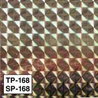 Hologrammfolie Nr. 168 TRANSPARENT, 25mm Kern