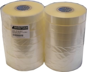 OPP banding material SUNPACK transparent, 120µ, 29mm x 150 meters, 28 reels